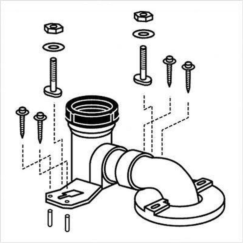 14" Rough-In For 934/964/974 1-Piece Toilet