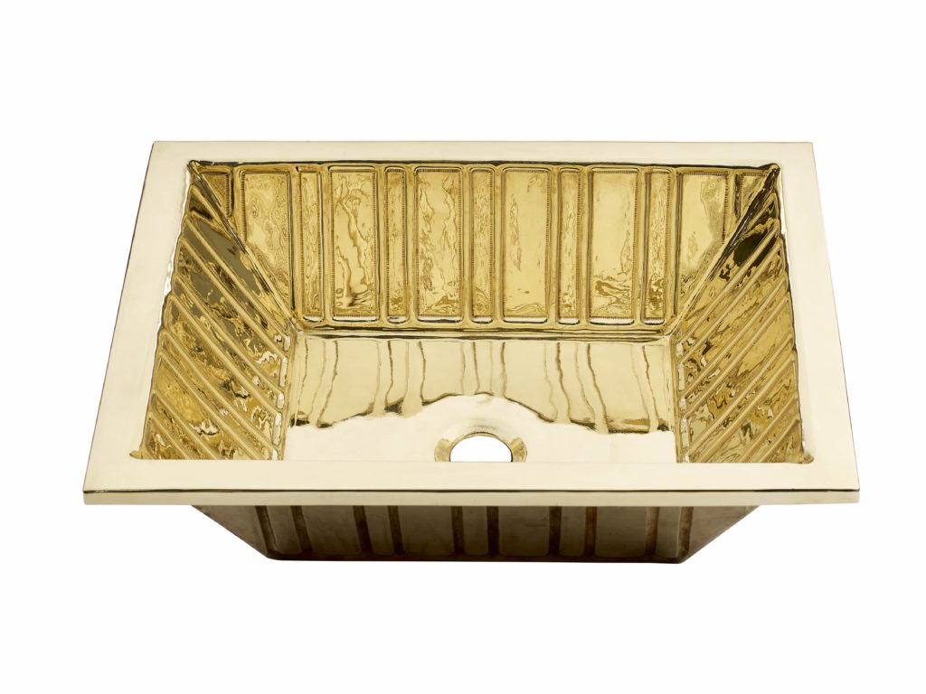 Thompson Traders BPU-1914PB Tonala Bathroom Sink in Polished Brass
(Smooth)