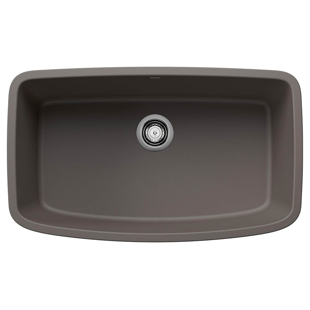 Valea SILGRANIT 32" Super Single Undermount Kitchen Sink - Volcano Gray
