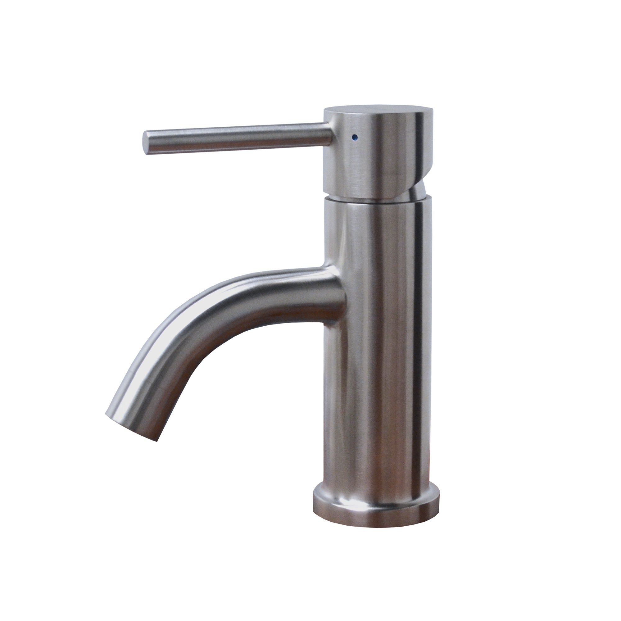 Waterhaus Solid Stainless Steel, Single Hole, Single Lever Lavatory Faucet with Matching Pop-up Waste
