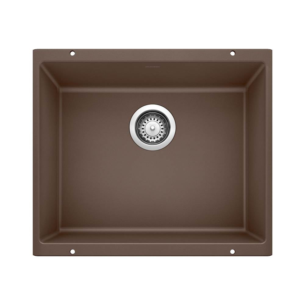 Precis SILGRANIT 21" Single Bowl Undermount Kitchen Sink - Cinder