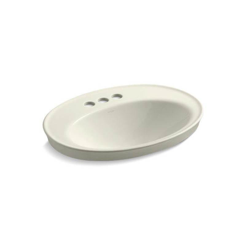 Serif  22-1/4" oval drop-in bathroom sink