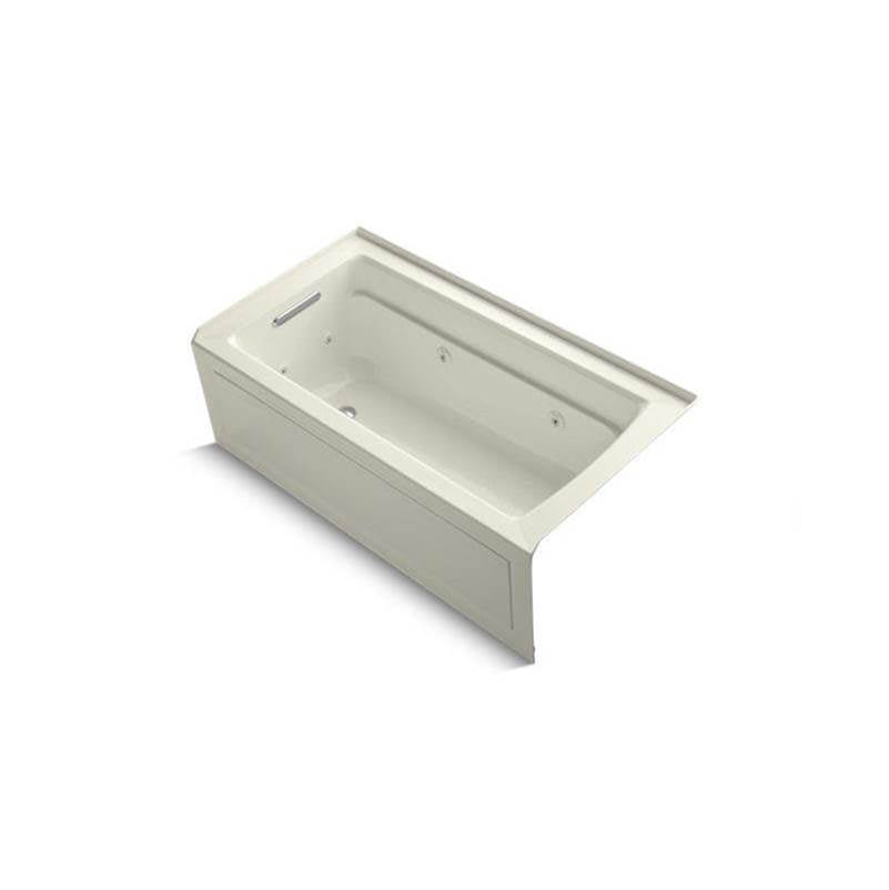 Archer  60" x 32" alcove heated whirlpool bath, left drain