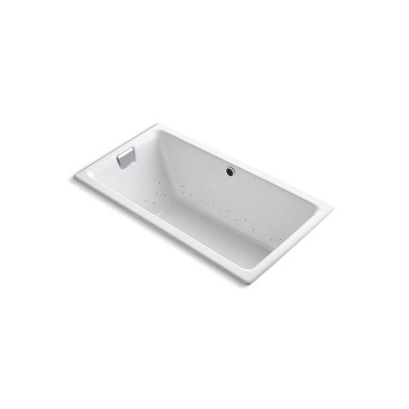 Tea-for-Two  66" x 36" drop-in Heated BubbleMassage air bath