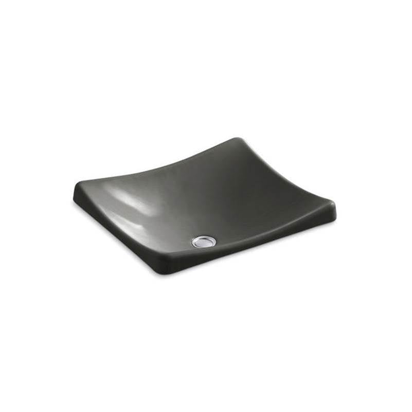 DemiLav  18-1/4" rectangular vessel bathroom sink, no overflow