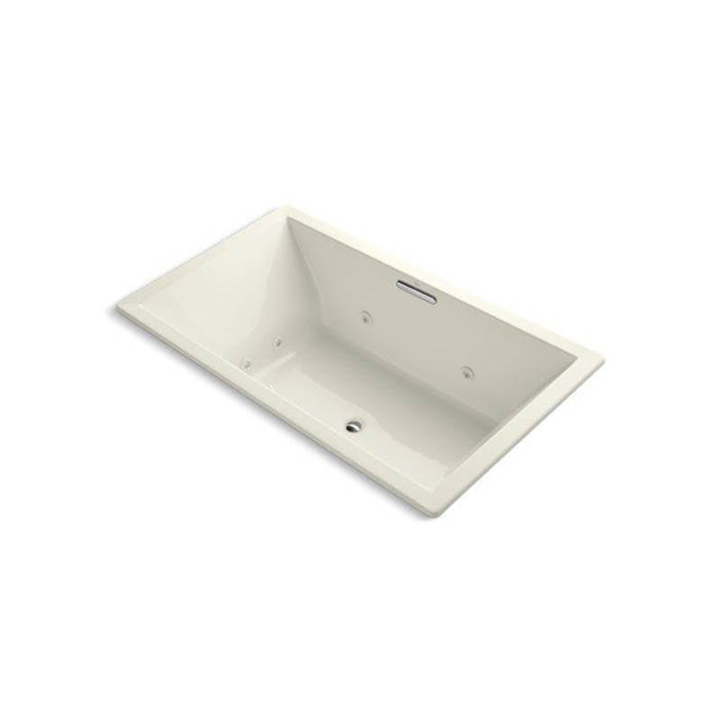 Underscore  72" x 42" drop-in heated whirlpool bath