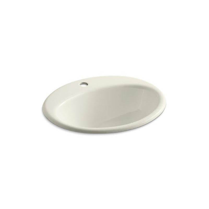 Farmington  19-1/4" oval drop-in bathroom sink