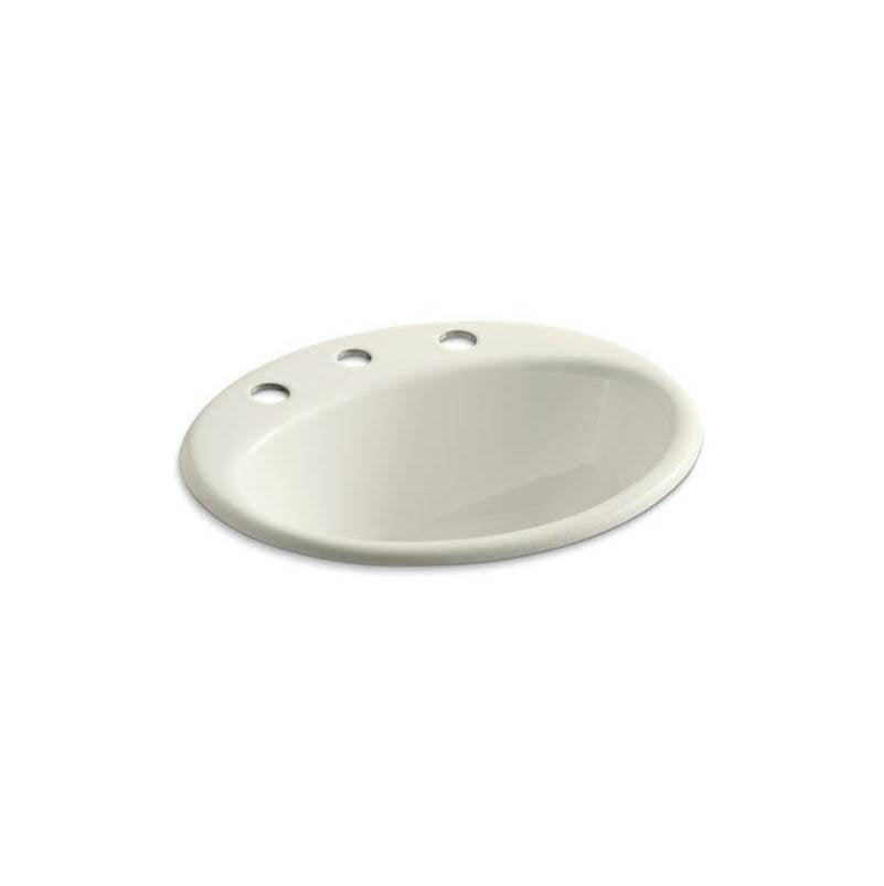 Farmington  19-1/4" oval drop-in bathroom sink