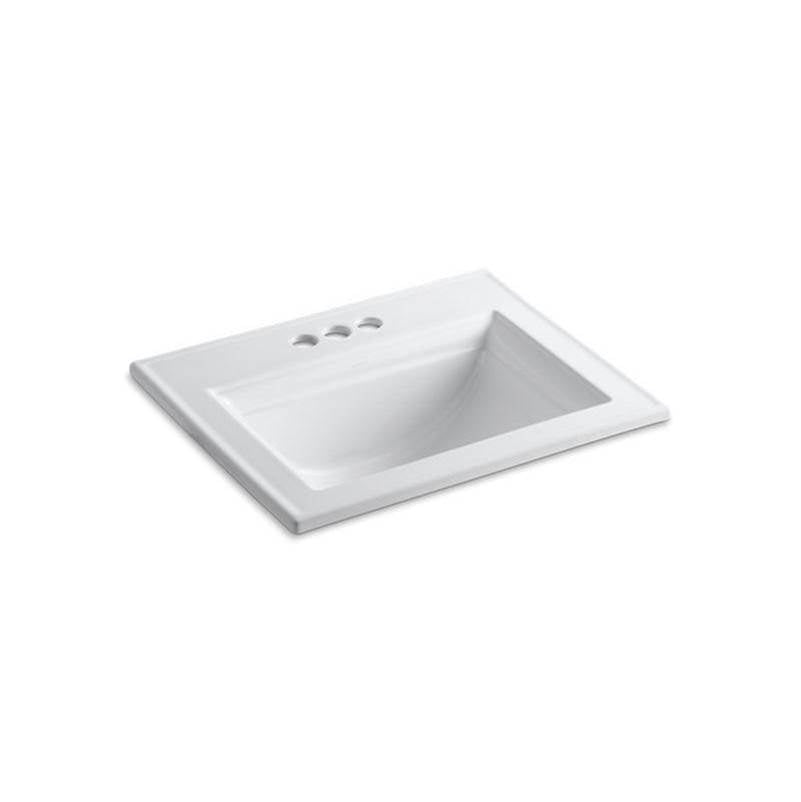 Memoirs  Stately 22-3/4" rectangular drop-in bathroom sink
