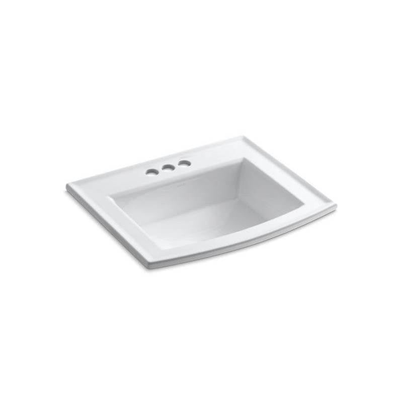 Archer  22-3/4" rectangular drop-in bathroom sink