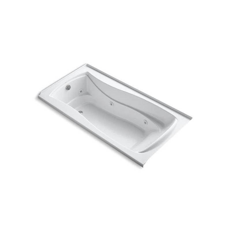 Mariposa  72" x 36" alcove heated whirlpool bath, left drain