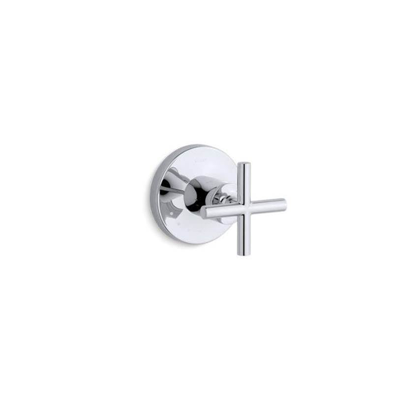 Purist  MasterShower  volume control valve trim with cross handle