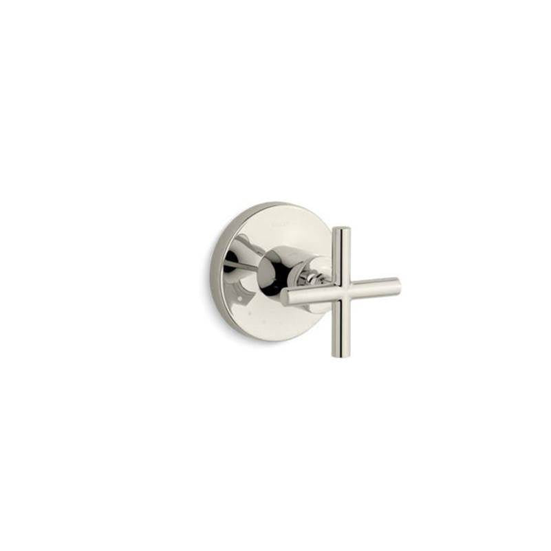 Purist  MasterShower  volume control valve trim with cross handle
