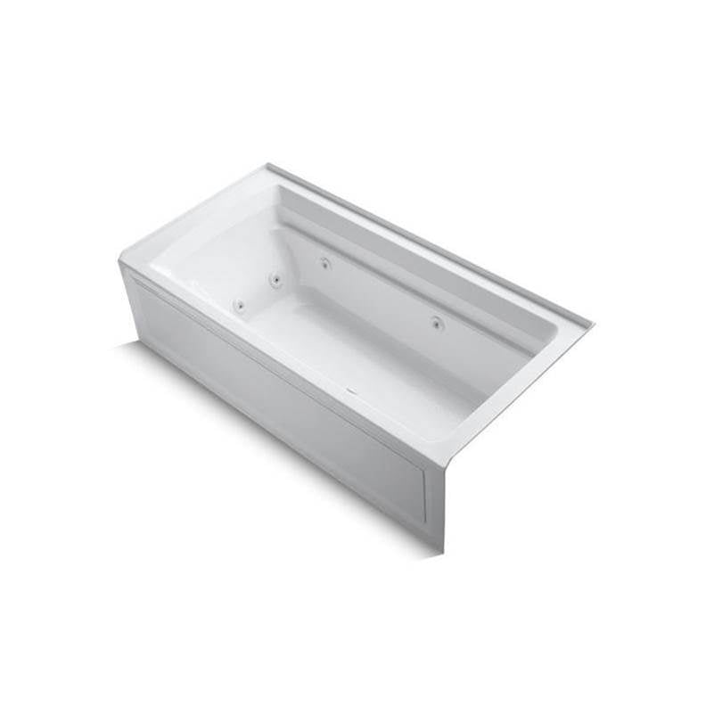 Archer  72" x 36" alcove whirlpool bath, right drain