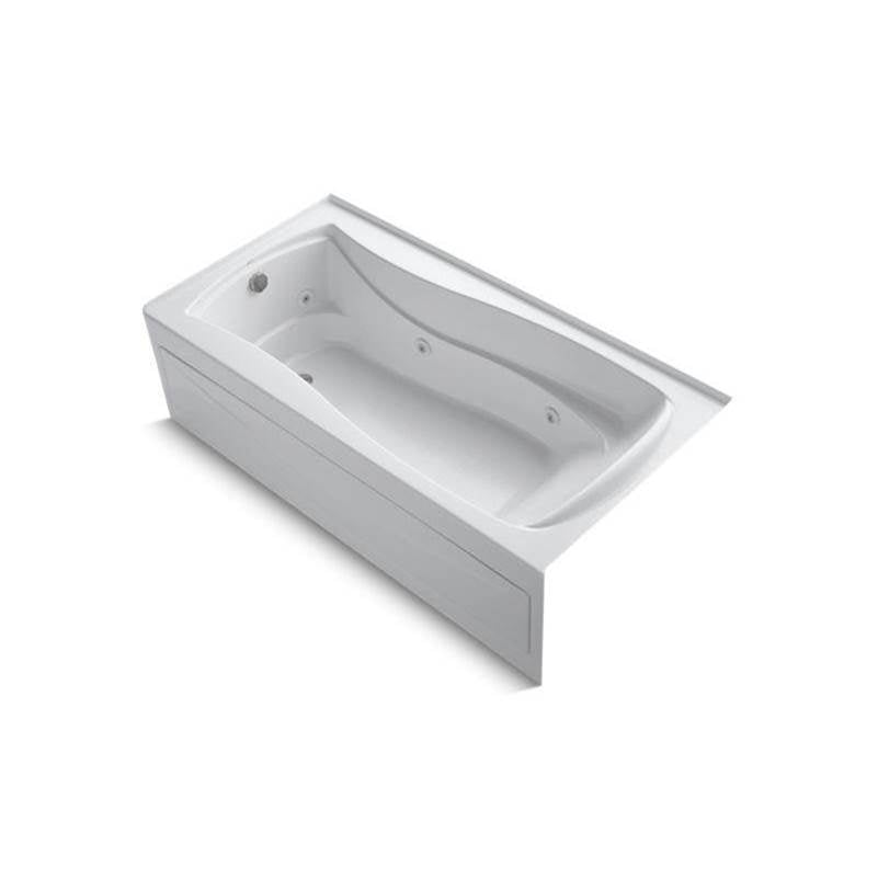 Mariposa  72" x 36" alcove whirlpool bath, left drain