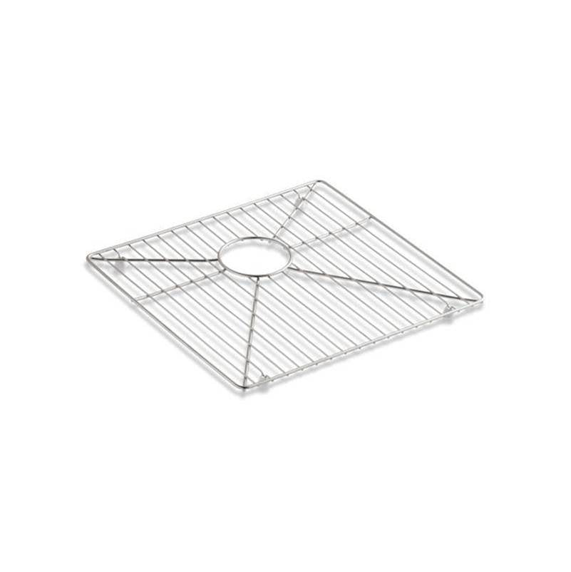 Vault Strive  Stainless steel sink rack for left bowl, 16-15/16" x 15-15/16"