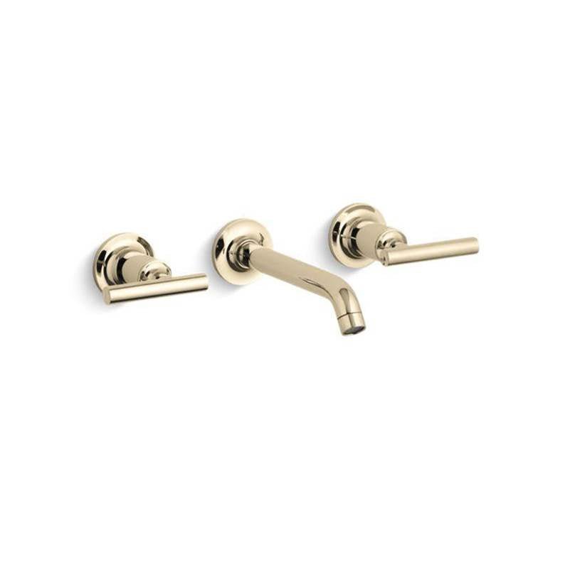 Purist  Wall-mount bathroom sink faucet trim with Lever handles, 1.2 gpm