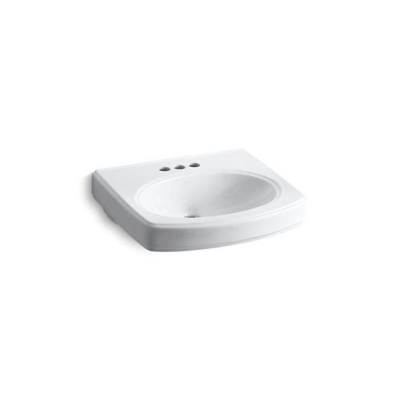 Pinoir  22" oval wall-mount bathroom sink