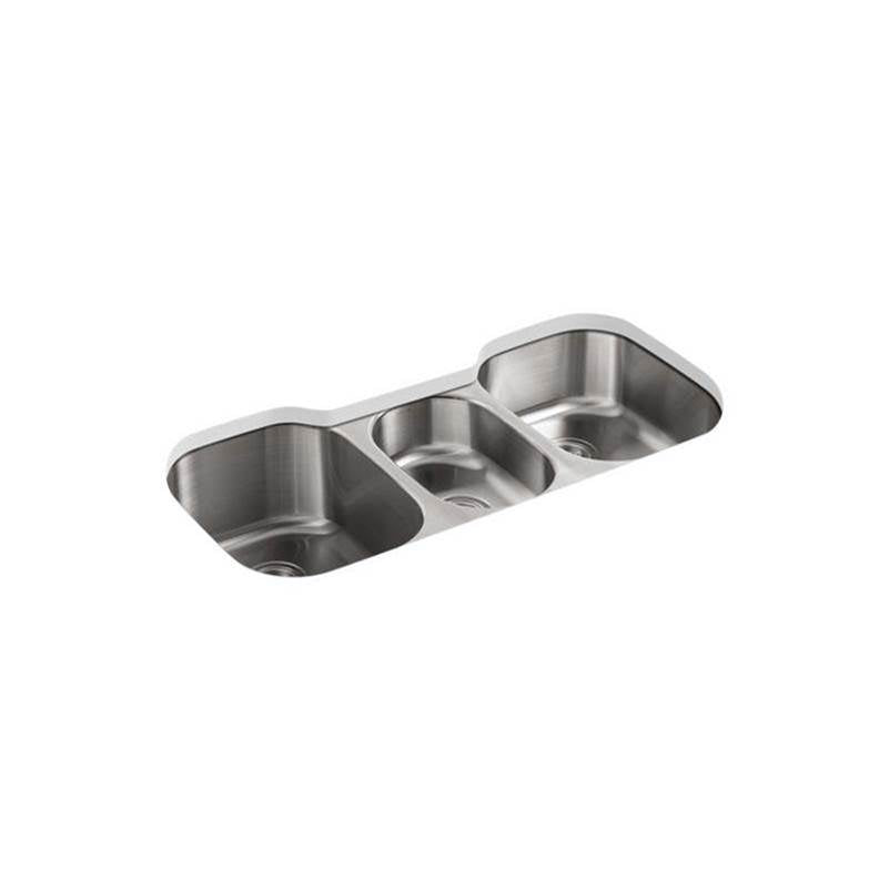 Undertone  41-3/4" undermount triple-bowl kitchen sink