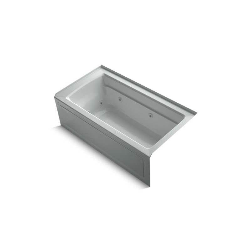 Archer  60" x 32" alcove heated whirlpool bath, right drain
