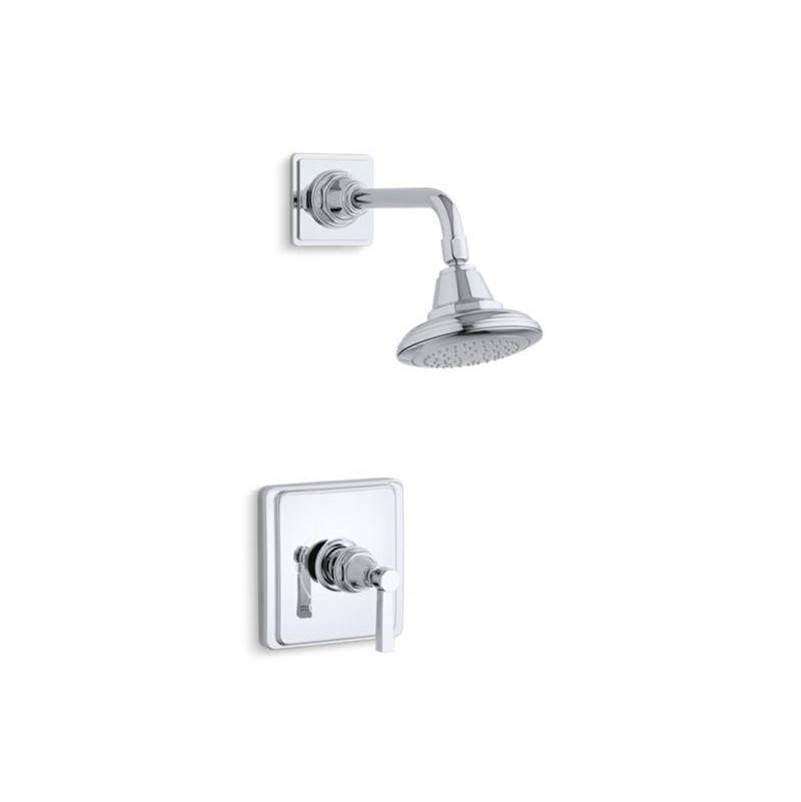 Pinstripe  Pure Rite-Temp  shower trim kit with lever handle, 2.5 gpm