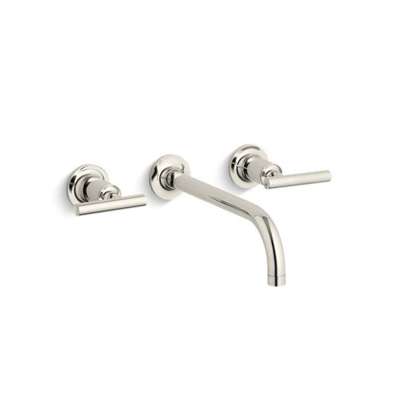 Purist  Wall-mount bathroom sink faucet trim with Lever handles, 1.2 gpm