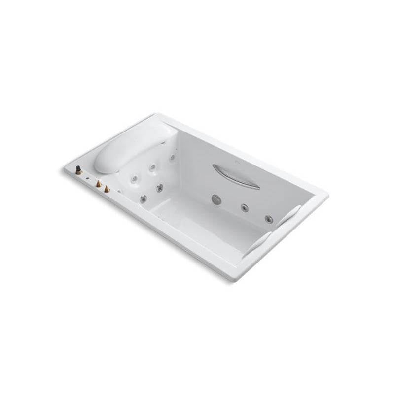 RiverBath  75" x 45" drop-in heated whirlpool bath