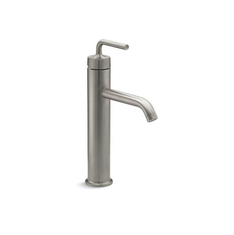 Purist  Tall single-handle bathroom sink faucet with Lever handle, 1.2 gpm
