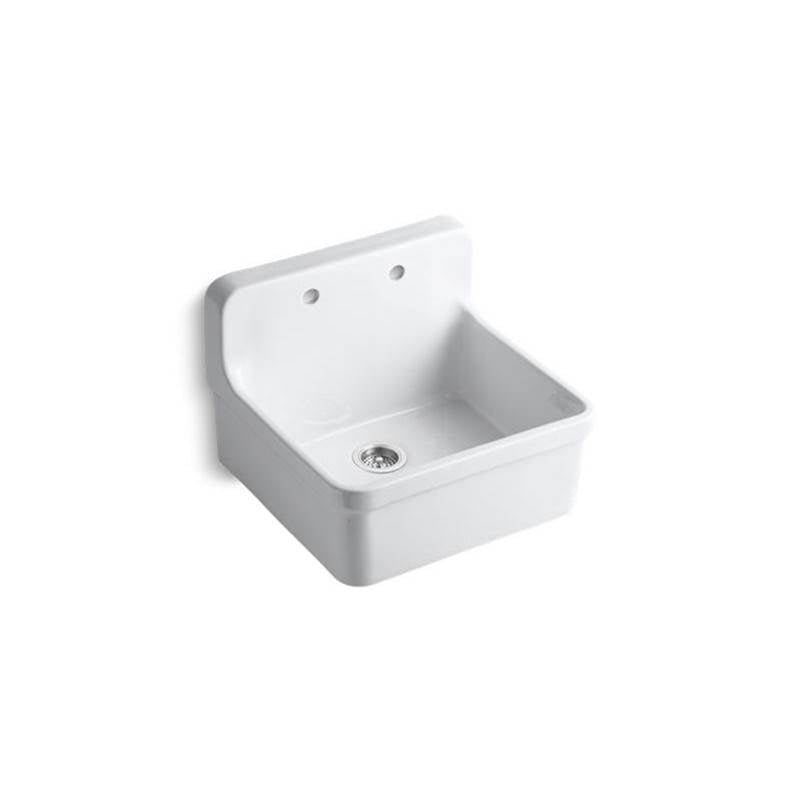 Gilford 24" top-/wall-mount single-bowl farmhouse kitchen sink