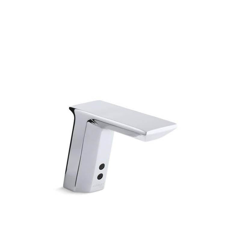 Geometric Touchless single-hole lavatory faucet with Insight sensor technology, AC-powered, 0.5 gpm