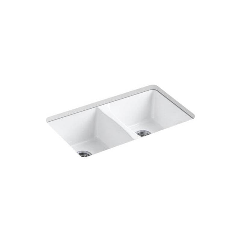 Deerfield  33" undermount double-bowl kitchen sink