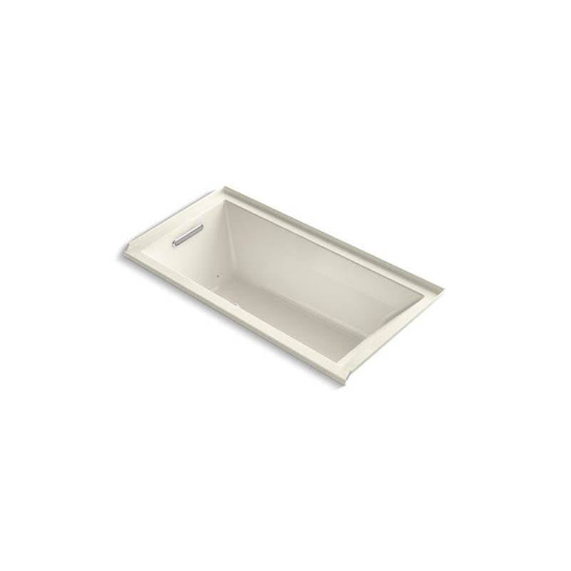Underscore  60" x 30" alcove Heated BubbleMassage air bath, left drain