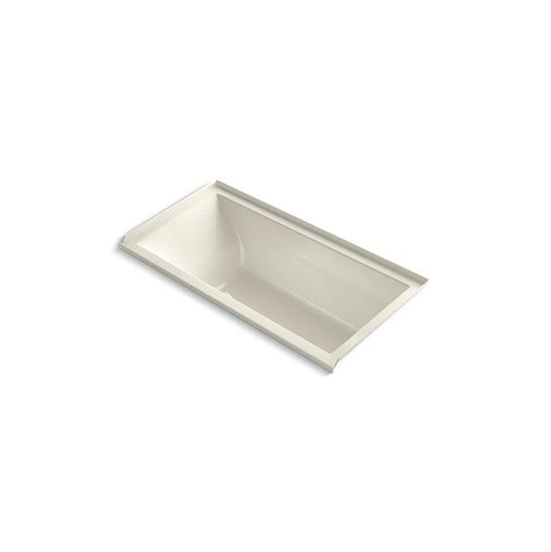 Underscore  60" x 30" alcove Heated BubbleMassage air bath with Bask , right drain