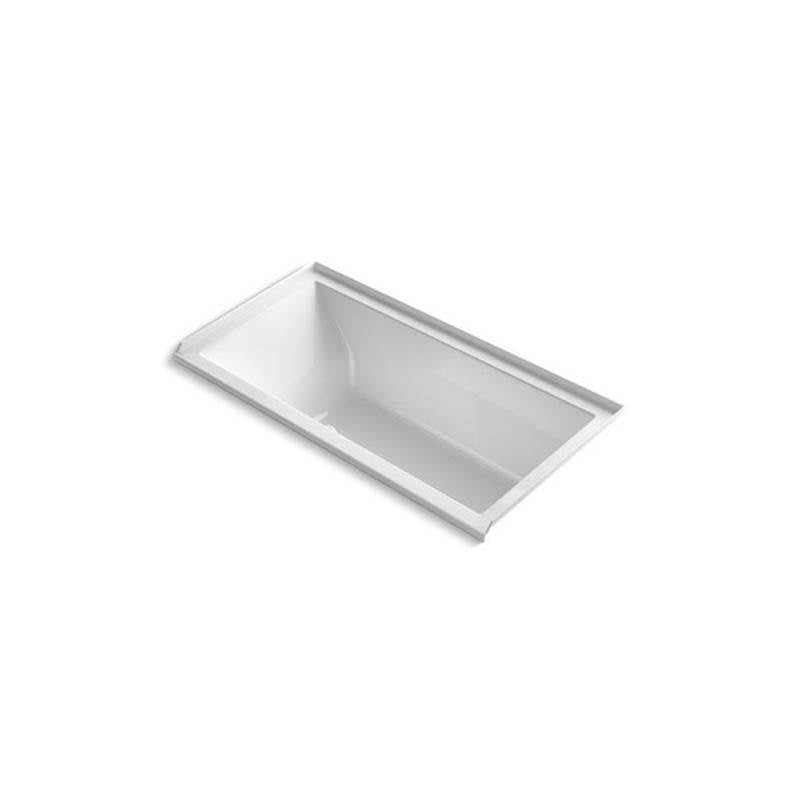 Underscore  60" x 30" alcove Heated BubbleMassage air bath with Bask , right drain