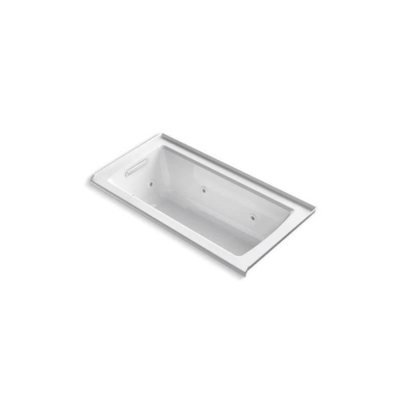 Archer  60" x 30" alcove heated whirlpool bath, left drain