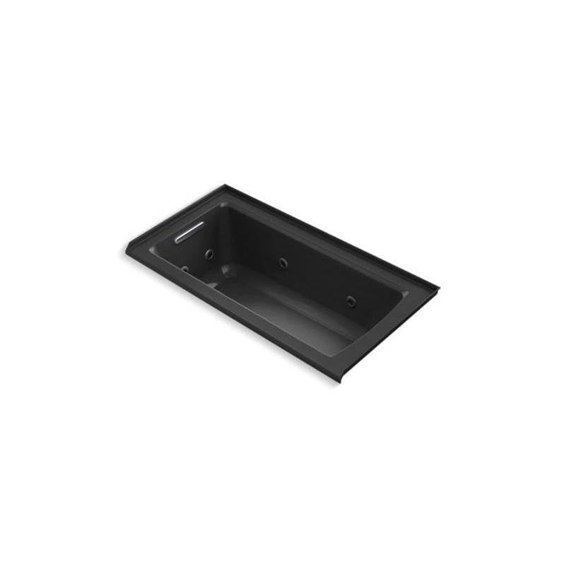 Archer  60" x 30" alcove heated whirlpool bath, left drain