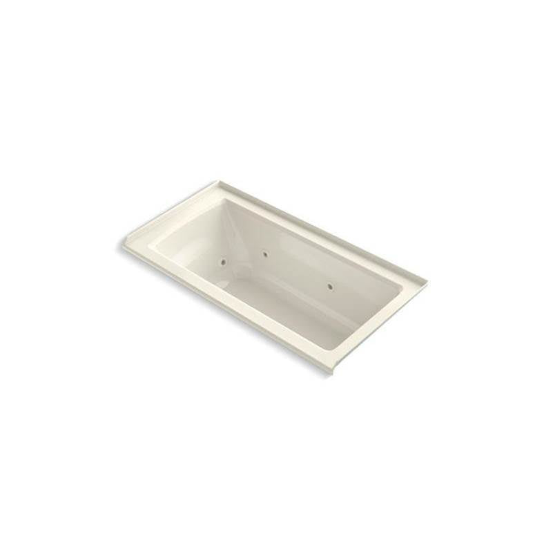 Archer  60" x 30" alcove heated whirlpool bath, right drain