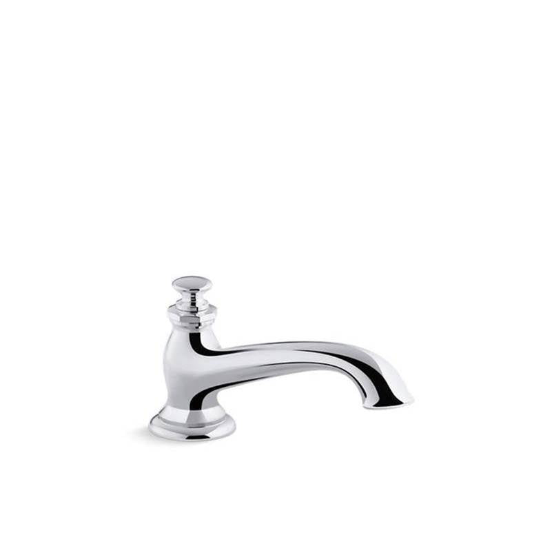 Artifacts  Deck-mount bath spout with flare design