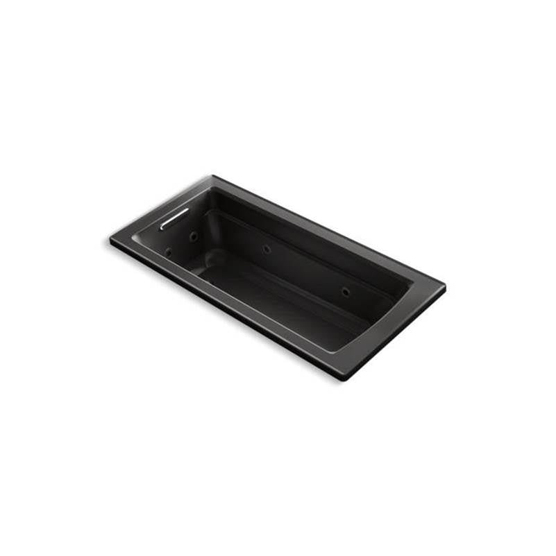 Archer  66" x 32" drop-in whirlpool bath with Bask  heated surface