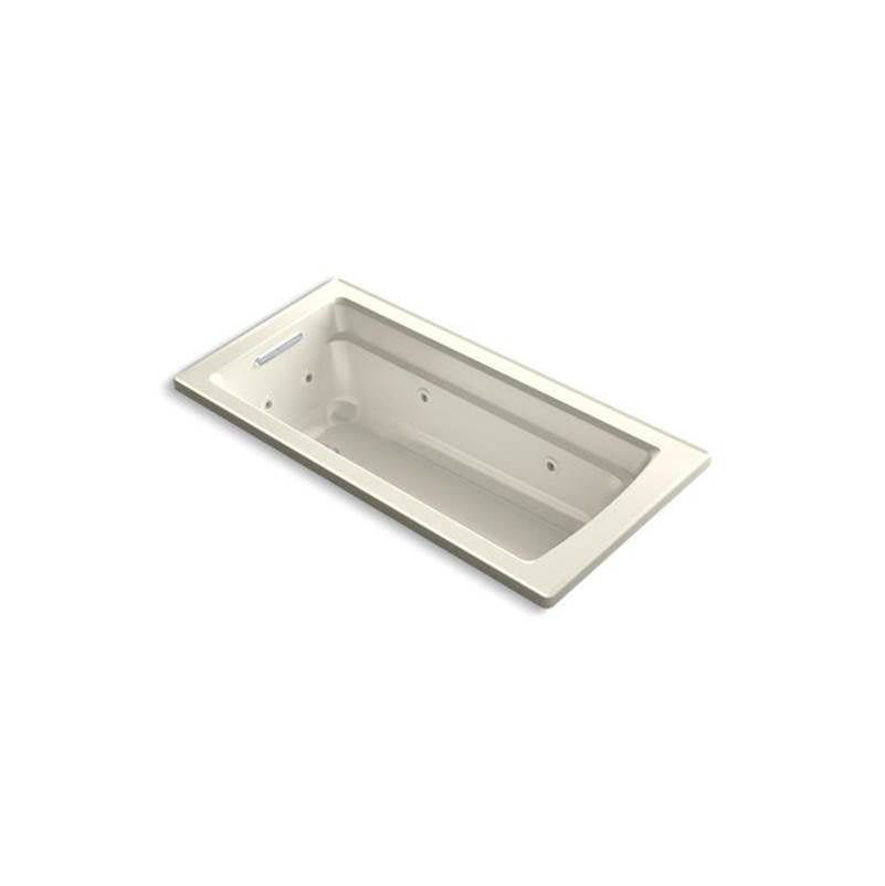 Archer  66" x 32" drop-in heated whirlpool bath