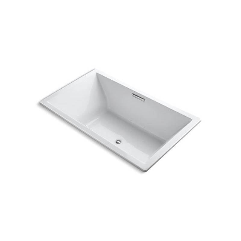 Underscore  72" x 42" drop-in Heated BubbleMassage air bath with Bask  heated surface