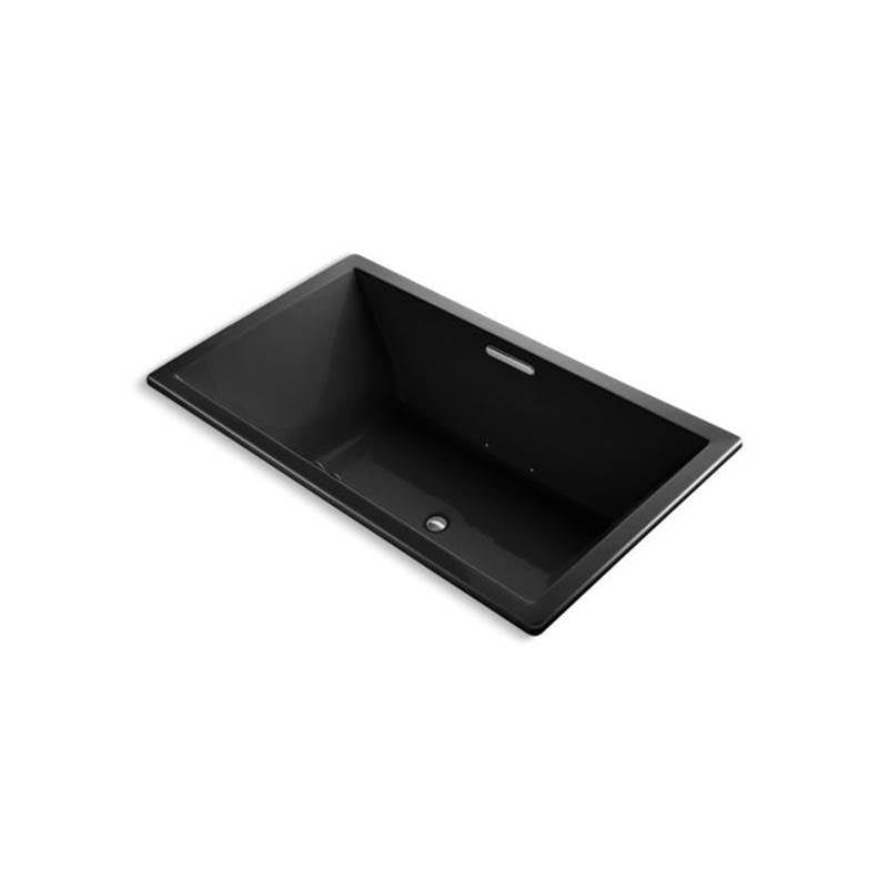 Underscore  72" x 42" drop-in Heated BubbleMassage air bath with Bask  heated surface