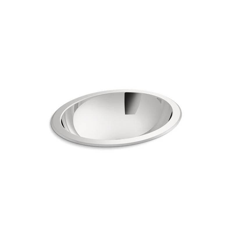 Bachata  20" oval drop-in/undermount bathroom sink