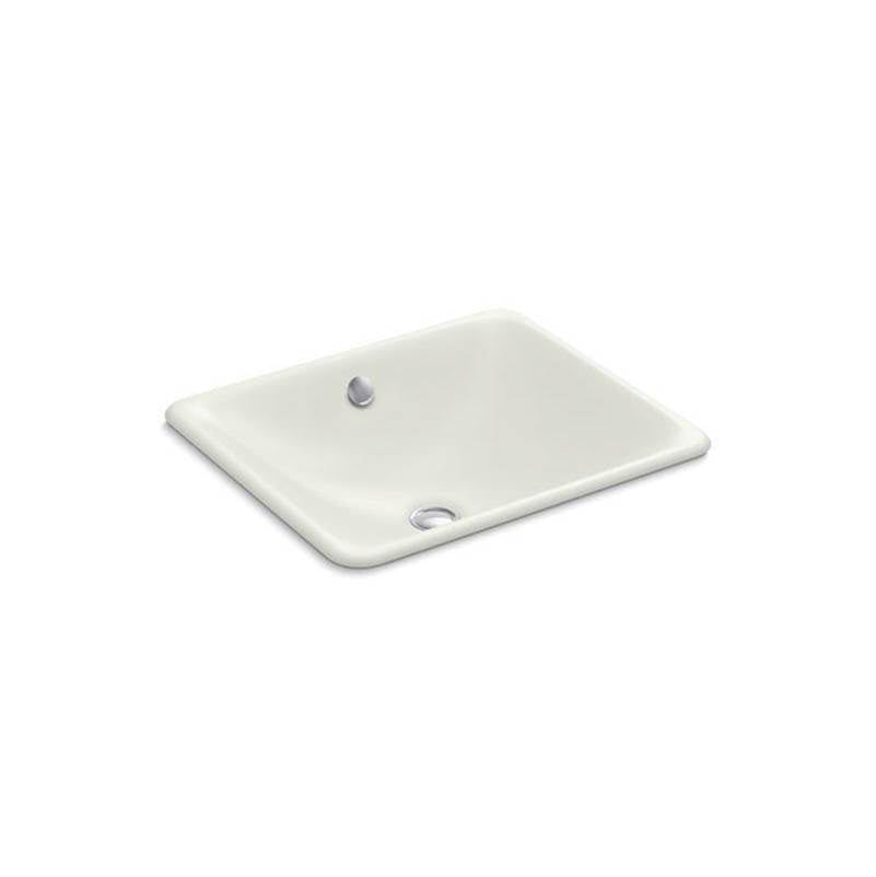 Iron Plains  18-1/2" rectangular drop-in/undermount bathroom sink