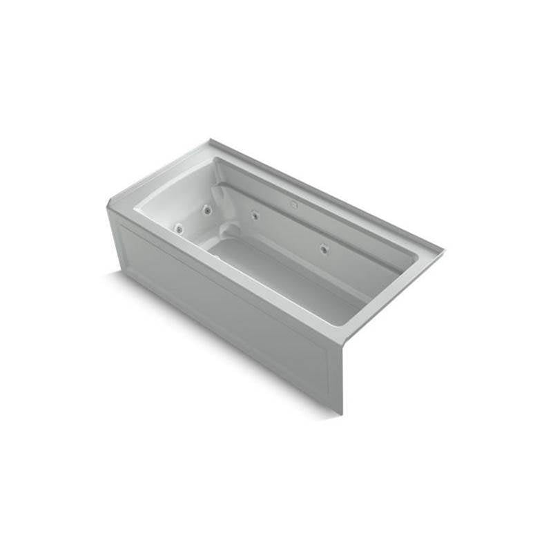 Archer  66" x 32" alcove Heated BubbleMassage air bath and whirlpool, right drain