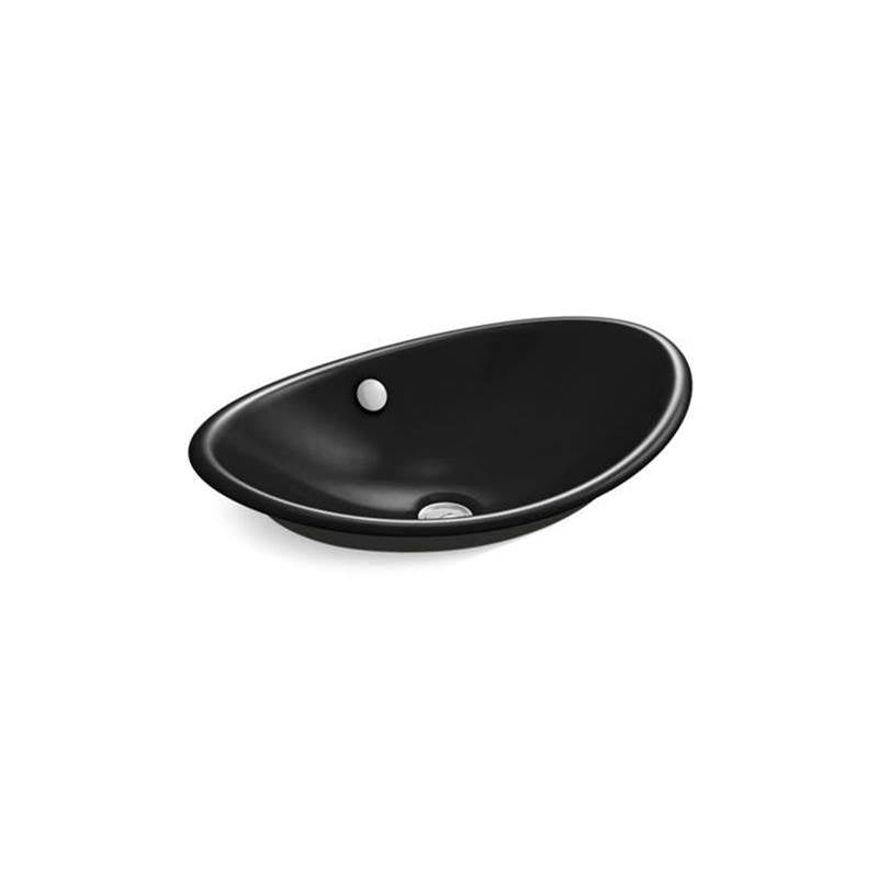 Iron Plains  20-3/4" oval vessel bathroom sink