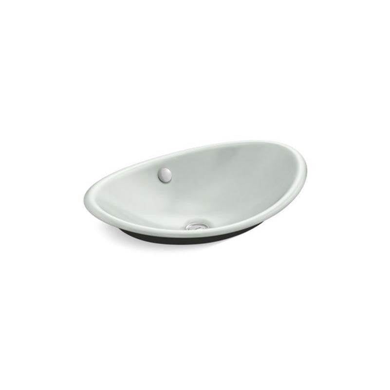 Iron Plains  20-3/4" oval vessel bathroom sink