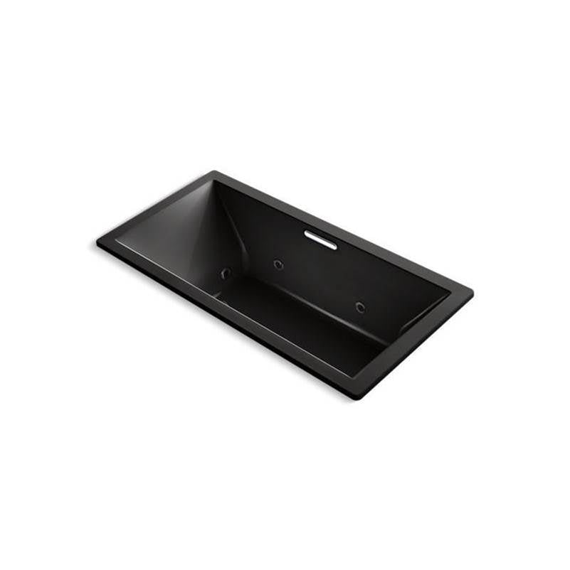 Underscore  72" x 36" drop-in heated whirlpool bath