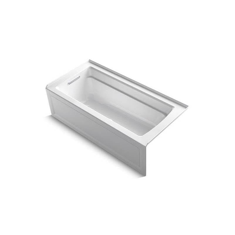 Archer  66" x 32" alcove Heated BubbleMassage air bath, left drain