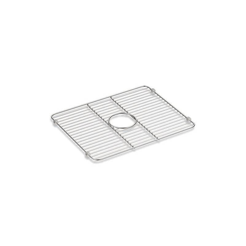 Iron/Tones  Stainless steel large sink rack, 18-1/4" x 14-3/8"